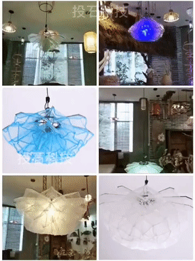 北京華聯(lián)順義店舞動(dòng)的裙擺花傘裝置