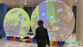 福州世茂帝封江項(xiàng)目商業(yè)發(fā)布會(huì)異形體感粒子投影裝置