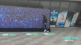 南京青奧燈光秀酷跑多媒體裝置