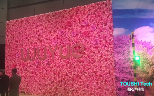 光影四季-2019年新城幸福商業(yè)年會(huì)動(dòng)態(tài)感應(yīng)花互動(dòng)裝置