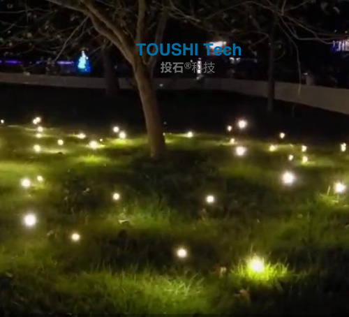 福州鯉魚洲酒店螢火蟲仿生燈裝置