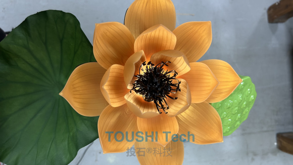 比利時機(jī)械動態(tài)花互動體驗裝置