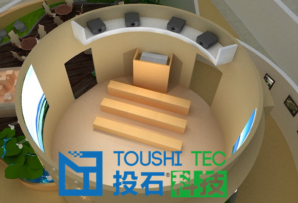 杭州華潤(rùn)新鴻基之江九里樓盤三通道弧幕融合