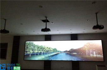 安徽胡商物流園江北營(yíng)業(yè)廳三通道融合和多點(diǎn)觸摸系統(tǒng)